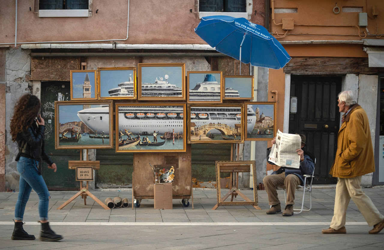 Banksy στη Μπιενάλε της Βενετίας